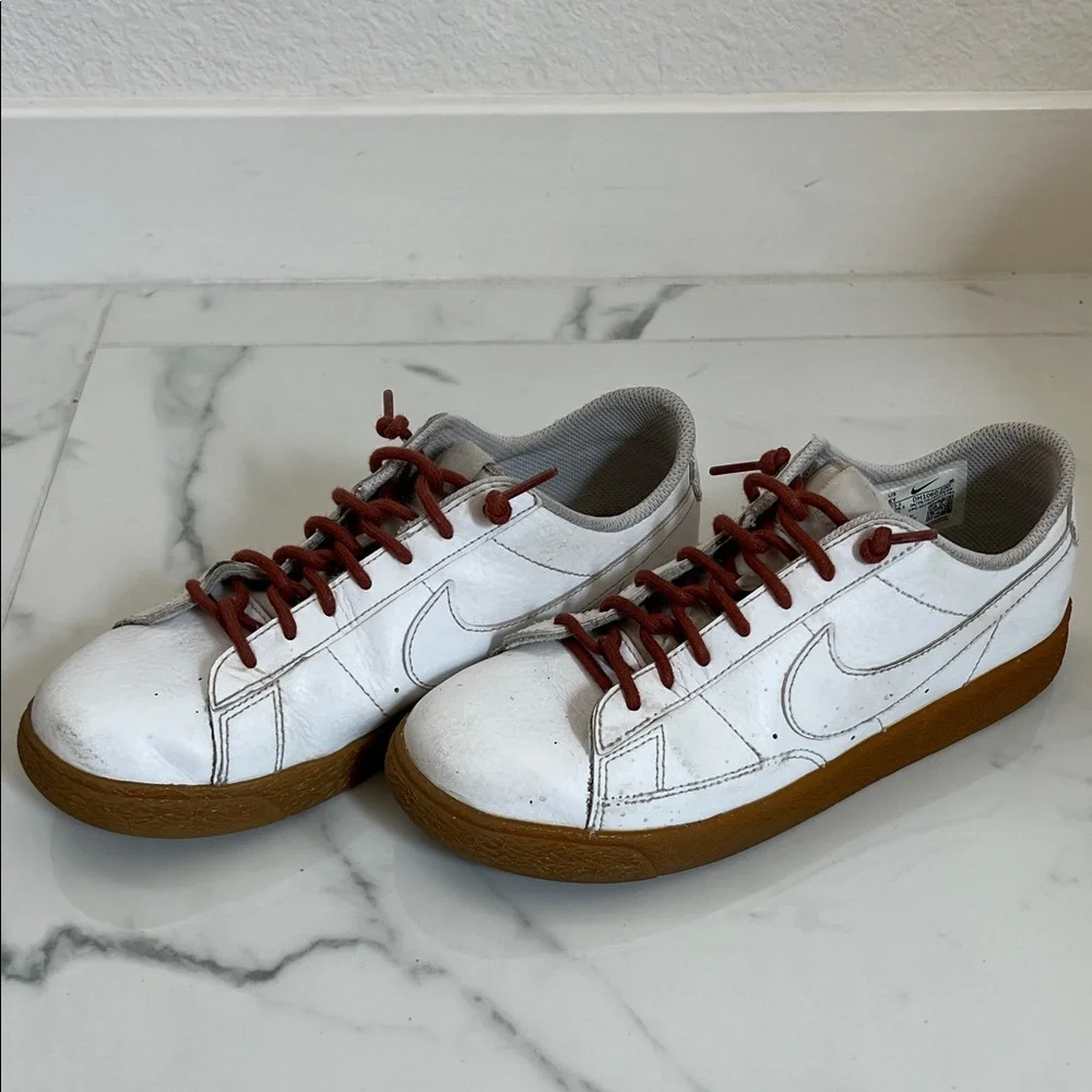 💖BUY 2 for $15💖 (Youth) Nike Blazer Low 'White Gum' DH1060-100
